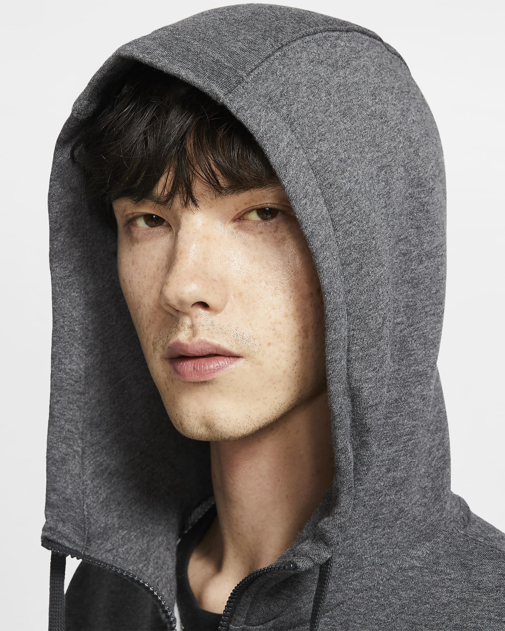 charcoal nike zip hoodie
