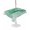 Green, White, Teal, variant on Outdoor Tablecloth with Umbrella Hole for Patio/Picnic/Party/Camping, Blue Waves Abstract Waterproof Table Cloth Rectangle Table Cover Washable, Boho Summer Beach Coastal Ocean Beach (54"x 80")