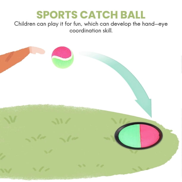Toss and Catch Game Set Paddle Catch Ball Game Outdoor Sports Catch ...