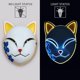 thumbnail image 4 of Demon Slayer Kimetsu Led Mask Props Sabito Christmas Party Máscaras ligeras para adultos, 4 of 5
