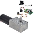 thumbnail image 1 of Moteur à Engrenages 12V, Mini Turbines Moteur à Engrenages avec Arbre de 8mm 5840-31ZY pour Robot Table Rotative Serrure de Porte Rideau Machine, Réduction de Vitesse de Turbos, 1 of 7