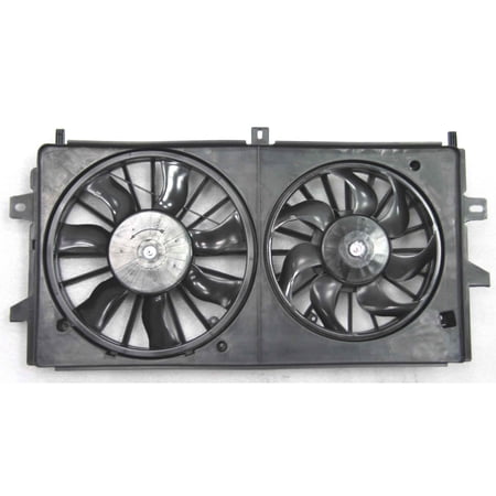Agility Auto Parts 6016145 Dual Radiator and Condenser Fan Assembly for GM Specific Models