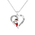 thumbnail image 1 of Wabjtam 1 pieza Collar con colgante de Papá Noel navideño para mujer Regalo de Navidad para mujeres Niñas, 1 of 4