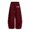 A-Red243, variant on JAJAHO Girls Joggers Sweatpants Drawstring Baggy London Letter Print Kids Athletic Pants With Pockets 5-15Y