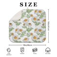thumbnail image 3 of 2 Pcs Daisy Floral Dish Drying Mat - 16 X 18 Inch Absorbent Microfiber Kitchen Counter Mat – Quick-Dry Dish Rack Alternative, Dish Drying Pad for Dishes, Cups, Utensils, Pots & Pans, 3 of 3
