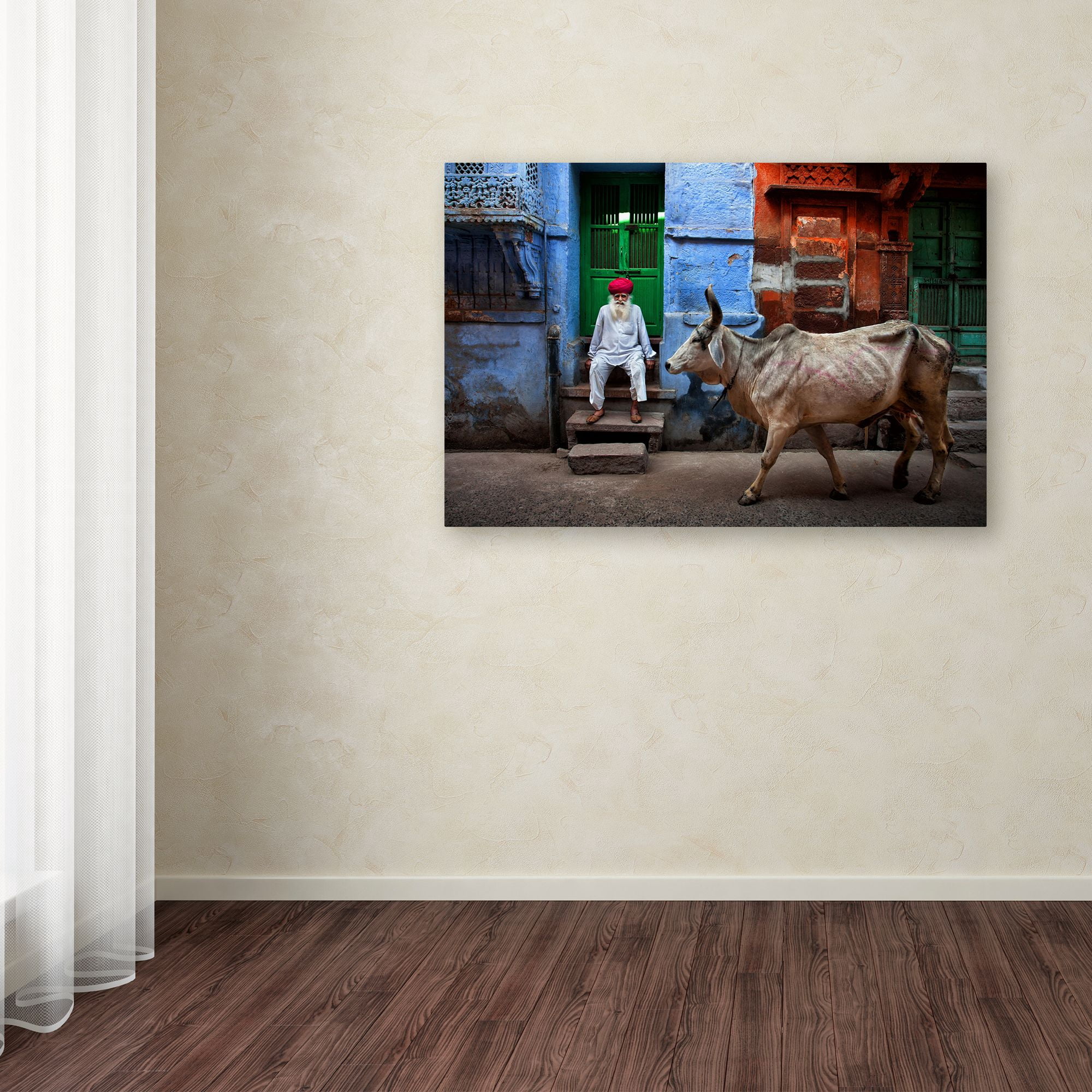 Trademark Fine Art 'India' Canvas Art by Fadhel Almutaghawi