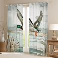 thumbnail image 2 of Feelyou Duck Curtains Pack of 2 (42x84 Each), Western Nature Scenery Curtains Blackout, 2 of 6
