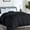 Black-Twin, variant on Twin/twin Xl Size Comforter  All-season Quilted Down Alternative Duvet Insert Luxury Hotel Gentlesoft With Anti-clump Tech & 8 Tabs - Reversible Light Grey 64x88 Inches