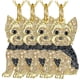 thumbnail image 1 of Royal Yorkie Colgante DogNeck07 4Pzas Royal Yorkie Dorado/Negro Metal Cadena y Dije. High Monaco MXNDK-004, 1 of 4
