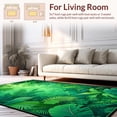 thumbnail image 2 of ODIKA 2'x3' Machine Washable Non-Slip Area Rug, Botanical Canopy Leaf Print High Traffic Rug, Green, 212455, 2 of 7