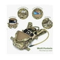 thumbnail image 3 of Gowoo Hydration 3L Tactical Hydration Backpack with Water Bladder Leak-Proof Military Daypack for Hiking, Running, Cycling, Camping, Hunting, Walking, Outdoor; Green Camo, 3 of 6