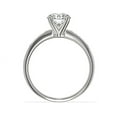 thumbnail image 2 of 0.70 Ct Brilliant Round Shape Genuine Diamond Sparkle Halo Ring for Engagement and Wedding in Solid 18K White Gold Size 6.5, 2 of 8