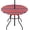 Color Stripe, variant on Fitted Round Blue Gingham Outdoor Tablecloth, Polyester SpillProof Plaid Table Cloth with Umbrella Hole Zipper Elastic for Patio Garden Poolside Picnic Fits to 32"-38" Patio Table