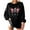 Black fall sweatshirt for women, variant on USSUMA Ladies Merry Christmas Pullover Tshirt, Shirts for Women Trendy Crewneck Women T-Shirt Long-Sleeves Fashion Classic Fit Soft Sweatshirt Stylish Pullover Tops Xmas Tree Letter Printing Tunic