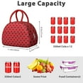thumbnail image 4 of Garden Ladybug Print Lunch Bag – Adorable Red Ladybird Pattern, Fun and Cute Insect Style for Everyday Use, 4 of 4