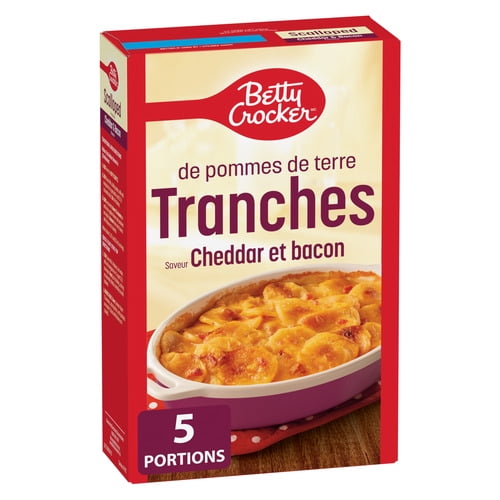 Betty Crocker Cheddar & Bacon Scalloped Potatoes, 148 g
