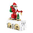 thumbnail image 4 of Juego de construcción con temática navideña accionamiento mecánico incorporado identifica la dirección espacial kit de bloques de construcción de Papá Noel para ladrillos ANGGREK Otros, 4 of 8