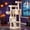 Beige, variant on Merrland 64" Large Cat Tree Tower with Scratching Posts & Condo for Indoor Cats, Plush Basket & Scratching Ramp, Cat Furniture, Leopard Print