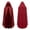 Red, variant on Suede-Like Hooded Cloak, Adult Sleeveless Cape with Gold Trim & Metal Clasp for Halloween & Cosplay, Medieval Wizard Robe, 1 PC Purple