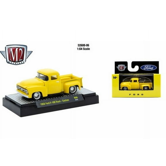 M2 Machines 1:64 Detroit Muscle R86 1956 Ford F-100 Truck Custom