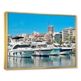 thumbnail image 2 of Designart "Alicante Spain Harbor Boats" Boat Floater Framed Wall Art Prints, 2 of 5