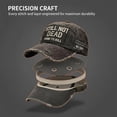 thumbnail image 3 of ddioayh Novelty Retro Funny Not Dead Yet Vintage Baseball Cap Adjustable Unisex Hat Humorous Sarcastic Design For Men And Women, 3 of 8