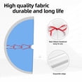 thumbnail image 7 of Christmas Tree Skirt, light-blue Christmas Tree Decorations Indoor, Tree Skirts Mat With Tassel Trim for Halloween New Year Holiday Christmas Party Decor 48 Inches, 7 of 7