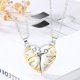 thumbnail image 4 of 2 collares de amor con nieve derretida, collares de amor con imán creativo para él y ella, 4 of 4