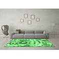 thumbnail image 3 of Ahgly Company Indoor Rectangle Abstract Emerald Green Modern Area Rugs, 5' x 8', 3 of 4