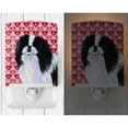 thumbnail image 2 of Caroline's Treasures SS4467CNL Japanese Chin Hearts Love and Valentine's Day Portrait Ceramic Night Light, 6x4x3",, 2 of 2