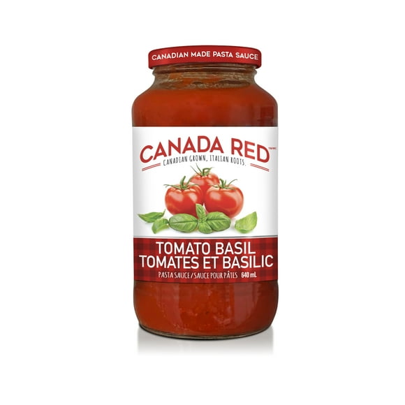 Canada Red Tomato Basil Pasta Sauce, Canadian Pasta Sauce (640ml)