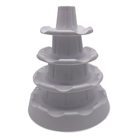 

QUSENLON Dessert Cupcake Holder Platter Macaron Cookies Display Rack 5 Tier Macaron Tower