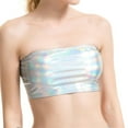 thumbnail image 1 of Spaghetti Strap Strapless Bras Women's Wrap Around Leather Solid Color Tube Top Shirt Performance Tops, 1 of 3