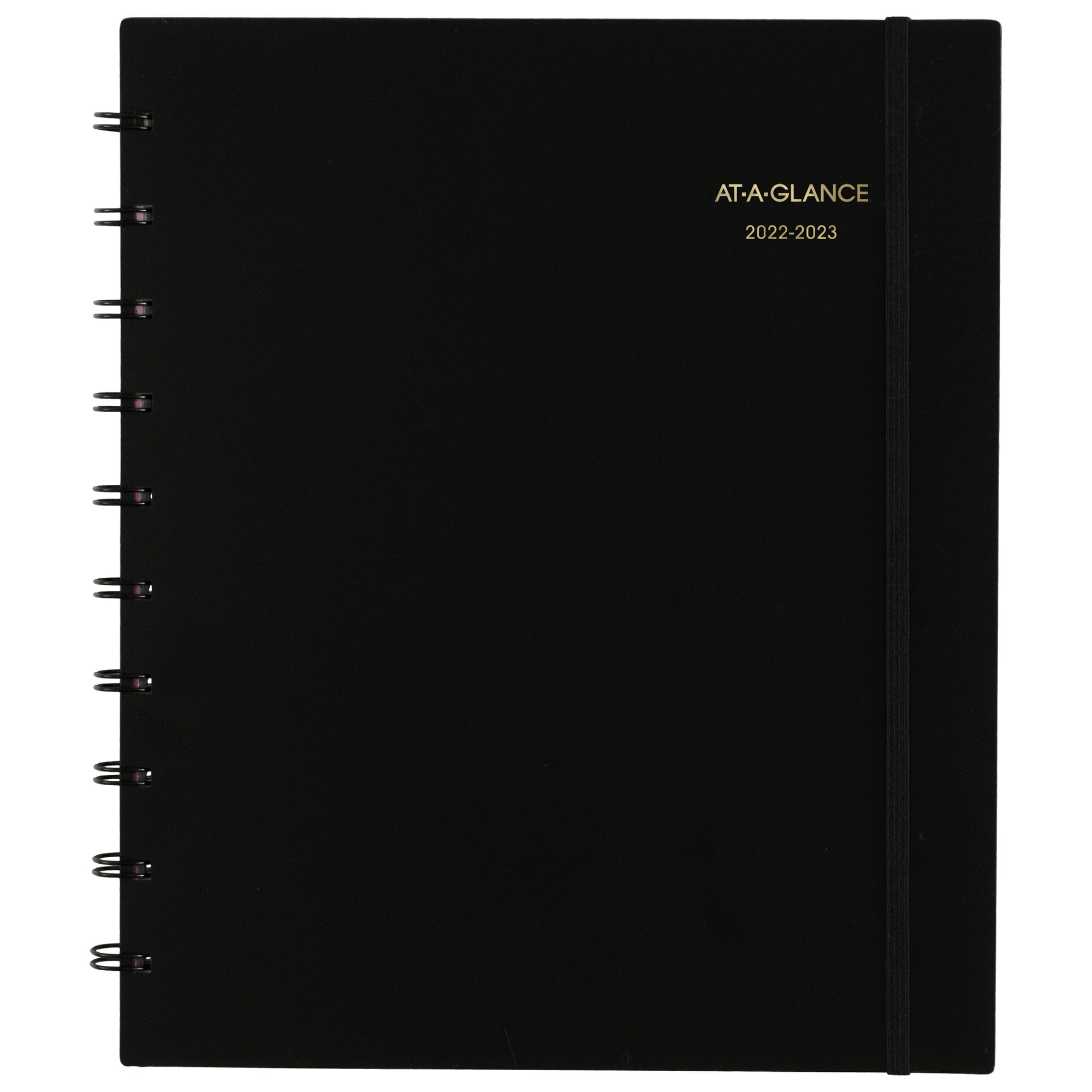AT-A-GLANCE Move-A-Page Academic 2022-2023 Weekly Monthly Appointment Book Planner, Black, Large, 9' x 11'