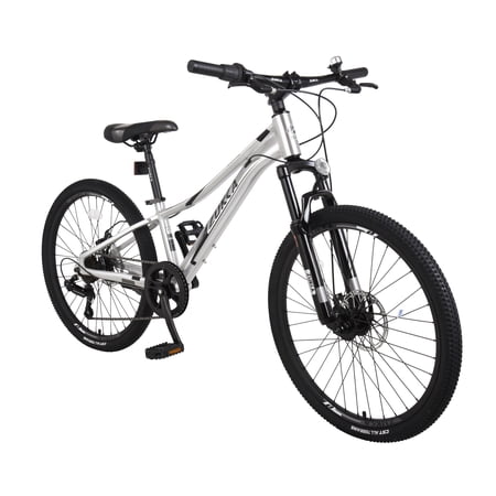 24-Inch Mountain Bike for Kids - Shimano 7-Speed, Aluminum Alloy Frame
