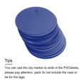 thumbnail image 4 of Unique Bargains 50pcs Waterproof Shipping Tags, PVC Metal Eyelet Durable Label Tear Resistant Blank Tag Blue, 4 of 6