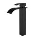 thumbnail image 1 of Grifo Moderno para Baño y Cocina, Efecto Cascada, Acero Inoxidable 304, Diseño Elegante, Negro, Grifo Mezclador de Agua Fría y Caliente, 1 of 1