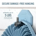 thumbnail image 5 of Sud Scrub® Shower Hook, Self Adhesive Hooks for Shower Wall, Heavy Duty Removable Wall Hooks, Stick On Hooks for Hanging, Bathroom Towel Hook (Blue), 5 of 8