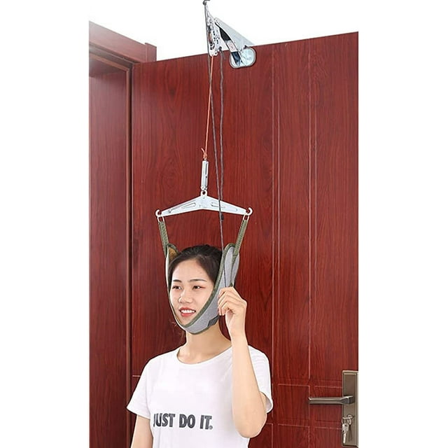 MesaSe Over The Door Cervical Traction Device Set Unit for Neck Shoulder Brace Head Pain Relief Home