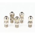 thumbnail image 1 of 5pcs M10x1 Metric Male Thread Brass Fit 4mm OD Tube Coupler Adapter Connector Compression fitting For Tubing, 1 of 1