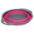 thumbnail image 2 of Fruit Colander, Washing Basket Save Space  For Kitchen For Restaurant Rose Red Small, 2 of 8