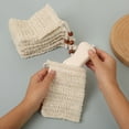 thumbnail image 5 of Sunsanly 5Pcs Soap Bag, Natural Sisal Soap Saver Bag Pouch Mesh Net Waste Plastic-free Exfoliating Foaming and Drying Soap Holder for Shower, 5 of 8