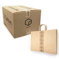thumbnail image 2 of Bolsa de papel kraft (120 piezas) Caltom  Delivery Boutique grande con asa, 2 of 4