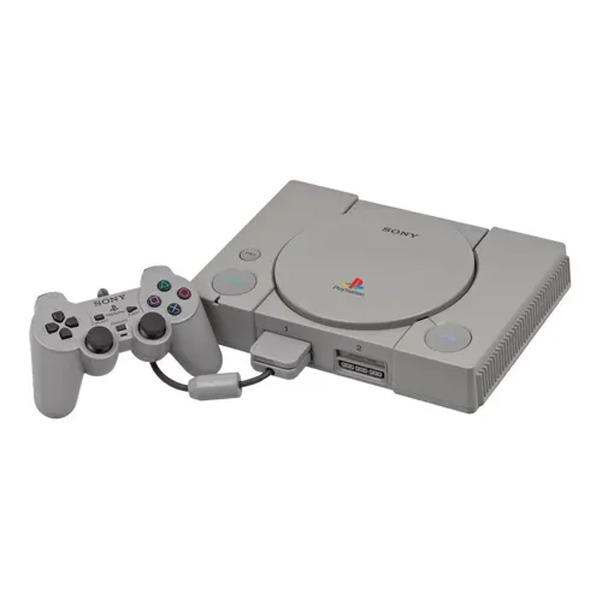 Consola de videojuegos Sony PlayStation 1 restaurada, almacenamiento de datos de 650 MB, gris 3