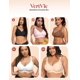 thumbnail image 5 of Sujetador inalámbrico Vertvie Seamless Push Up de cobertura total Nude XL, 5 of 6