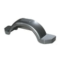 thumbnail image 2 of Fulton 008594 Plastic HDPE Impact-Resistant 14 Inch Trailer Wheel Fender, Silver, 2 of 2