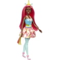 thumbnail image 6 of Barbie Dreamtopia Unicorn Doll with Pink & Yellow Hair, Skirt, Removable Unicorn Tail & Headband, 6 of 7
