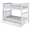 thumbnail image 4 of Santa Fe Mission Tall Bunk Bed Twin over Twin - Attached Ladder - Multiple Finishes - with Twin Size Under Bed Trundle, 4 of 8