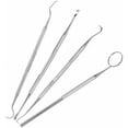 thumbnail image 2 of Kit de herramientas dentales de acero inoxidable de 4 piezas para dentistas, juego de raspadores de dientes para uso personal y profesional, 2 of 5
