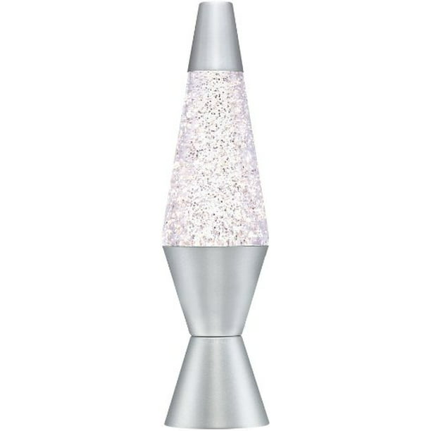 20 Oz Stardust Glitter Lamp Clear, Silver Glitter Lava Table Lamp